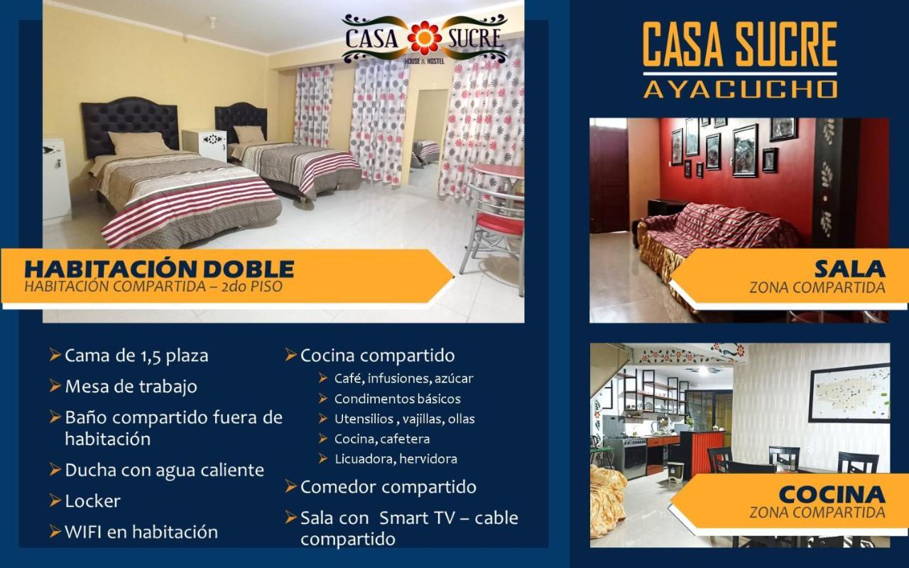 Casa Sucre Hostel アヤクーチョ エクステリア 写真