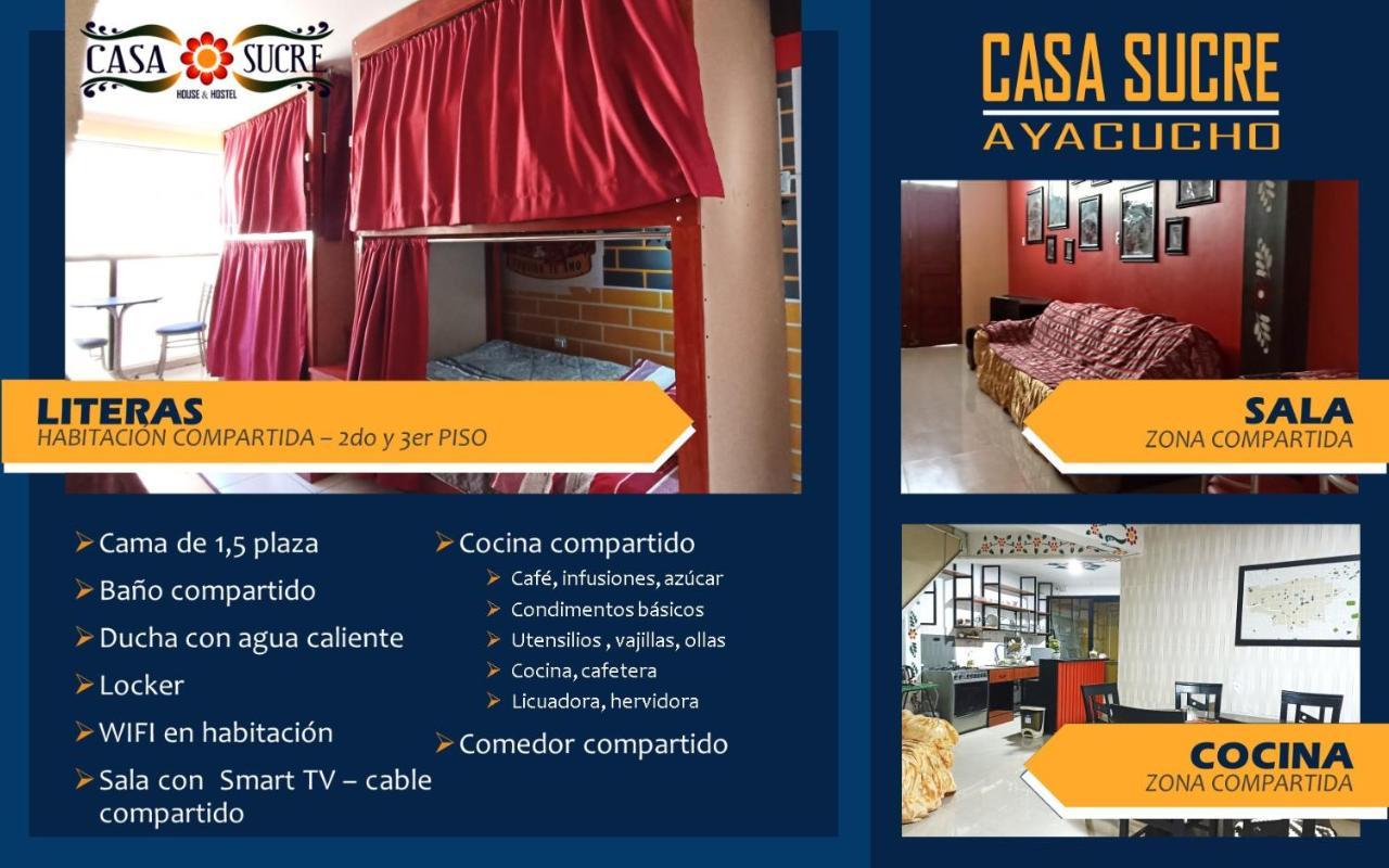 Casa Sucre Hostel アヤクーチョ エクステリア 写真